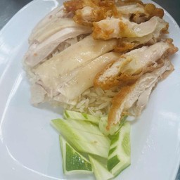 ข้าวมันไก่รวม ต้ม+ทอด ธรรมดา