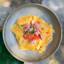 ข้าวไข่ข้นปูอัด