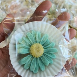 อาลัวดอกเดซี่ สีฟ้า