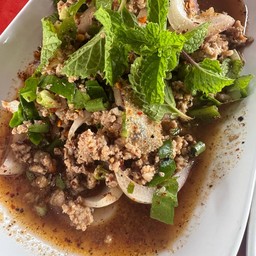 ลาบเนื้อสุก