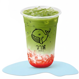 ชาเขียวนมสตอเบอรี่