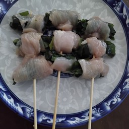 อกไก่พันสาหร่าย