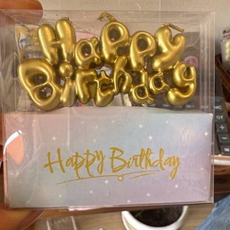 เทียนเอลซ่าสีทอง