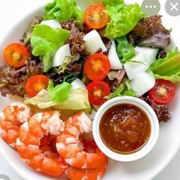 สลัดกุ้งลวก