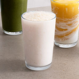 Coconut and rambutan smoothie