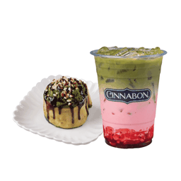 มินิบอน อัลมอนด์ มัทฉะ + สตรอว์เบอร์รี มัทฉะ คอมโบ เซ็ต