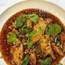 คอหมูย่างตกน้ำ