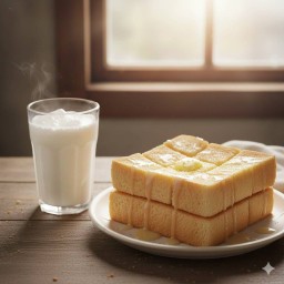 เครื่องดื่ม + ปังปิ้ง