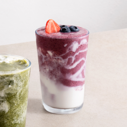 Blueberry and raspberry