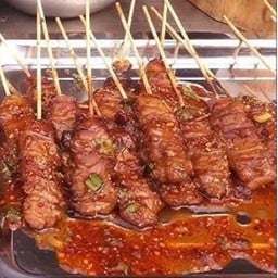 หมูปิ้งจิ้มแจ่ว - ตลาดไนท์ มอนอ