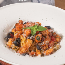 Spaghetti Salmon Aglio e olio FG