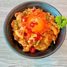 ข้าวหน้าหมูไข่ดอง