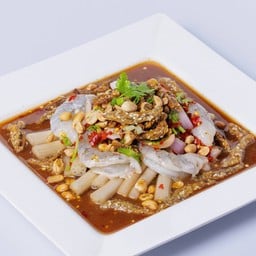 ยำไหลบัวกุ้ง