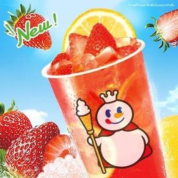 ชาเขียวสตรอว์เบอร์รี่ป็อป