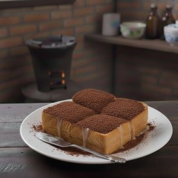 ขนมปังปิ้ง 2 แผ่น