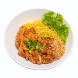 บะหมี่แห้งไก่กรอบ