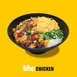 ข้าวไก่ทอดรสมาโชคิง Macho King Chicken Rice Bowl