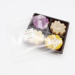 ขนมนึ่ง4 ชิ้น(ขนมไทยคุณทิพย์)-M Coffee