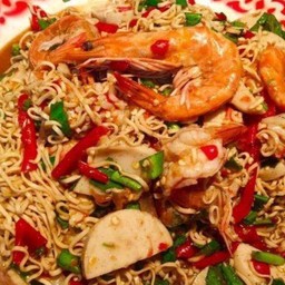 ตำมาม่าทะเล