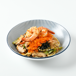 706 Miso Butter Yakisoba With Tiger Prawn And Tobiko
