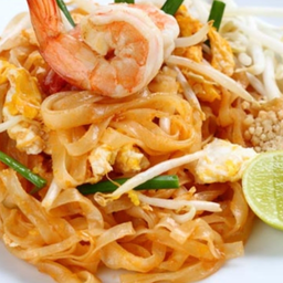 KG03.31 ผัดไทยกุ้งสด 50 กรัม  (ใส่เส้นจันทร์ผัดไทยและไข่ 1 ฟองแล้ว)/Noodles