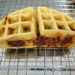 วาฟเฟิลพริกเผาหมูหยอง