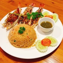 ข้าวผัด (มันกุ้ง) กุ้งแม่น้ำ