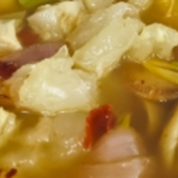 KH01.73 ต้มแซ่บเอ็นแก้วเนื้อวัว 50 กรัม +ข้าวสวยงาม