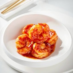 กุ้งผัดซอสฮ่องกง (S)