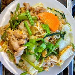 สุกี้แห้ง-หมู