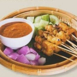 หมูสะเต๊ะ ชุด 50 ไม้ ( ไม่มีขนมปังปิ้ง )