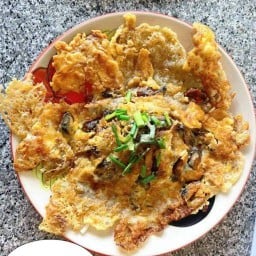 ปังปังหอยทอดกระทะเหล็ก