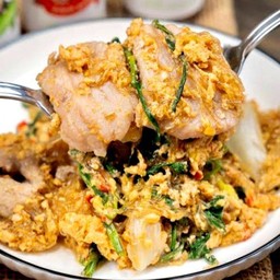 สุกี้แห้งหมู