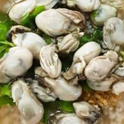 KH01.59 ข้าวต้มหอยนางรม 1 กระปุก  /เลือกเนื้อสัตว์ใส่เพิ่มได้