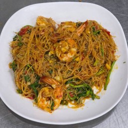 หมี่กระเฉดกุ้ง