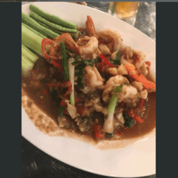กุ้งผัดกะปิ