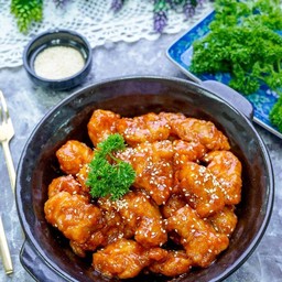 ไก่กรอบคลุกซอสเกาหลี[ชุดใหญ่]