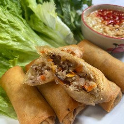 ปอเปี๊ยะใส้เผือก 5 ชิ้น