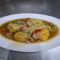 กุ้ยช่ายขาวเต้าหู้หมูสับ