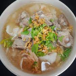 KH01.41 ข้าวต้มกระดูกอ่อนใบพายหมู 50 กรัม /เลือกเนื้อสัตว์ใส่เพิ่มได้