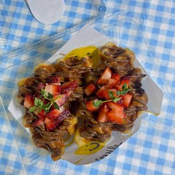 นูเทลล่า+สตอเบอรี่x2