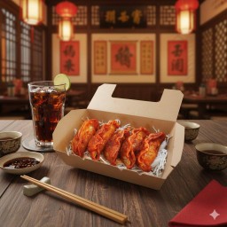 เกี๊ยวซ่าหมาล่า 5ชิ้น