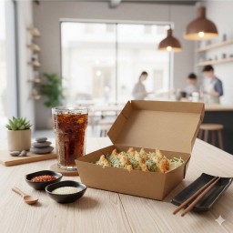 เกี๊ยวซ่าผักโขมอบชีส 8 ชิ้น