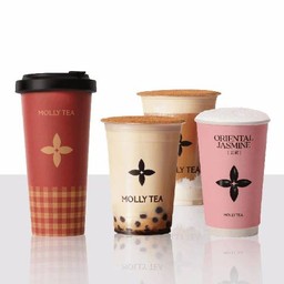 Tongmu Lapsang Milk Tea + Tongmu Lapsang Bubble Tea + Tongmu salted cheese + Cup