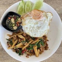 กระเพาะหน่อไม้หมูสับ