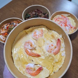 อิ่มอร่อยกระเพรา&ไข่ข้น-ข้าวห่อหมกทะเลไข่ข้น
