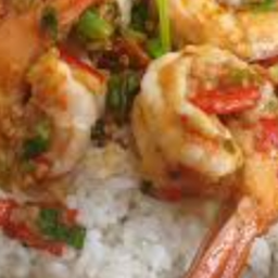 KH01.01 คั่วพริกเกลือกุ้ง 50 กรัม ราดข้าว