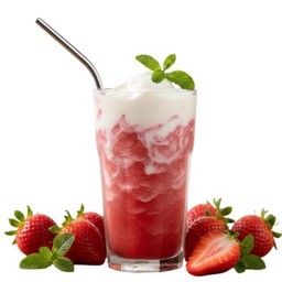 น้ำปั่น-สตอเบอรี่โยเกิต