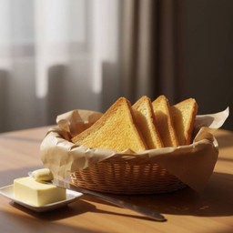 ปังอบเนย x2 คู่