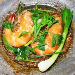 กุ้งอบวุ้นเส้น
